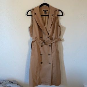 White House Black Market trench dress